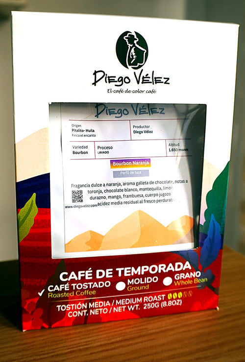 Café Bourbon Naranja 250g — Pitalito, Huila · Edición Limitada